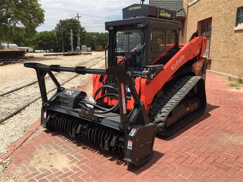 kubota skid steer with mulching head|kubota forestry mulching excavator.